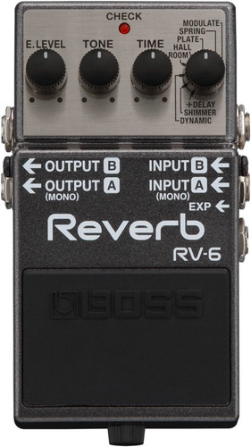 Pedal Boss Rv-6 Reverb-delay Camara Efectos