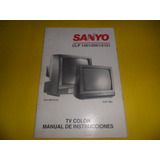 Tv Color Sanyo Clp1451 Instrucciones Televisor