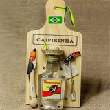 Kit Caipirinha Com Tábua Lindo Souvenir Artesanato Do Brasil