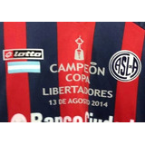 Estampado San Lorenzo Campeon Libertadores 2014 Lotto