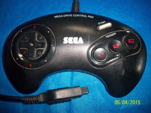 Belo Controle Mega Drive 3 Original Tectoy Md 16 Bits Raro!