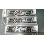 Emblema Excel Hyundai Reemplazo Adhesivo Hyundai Excel