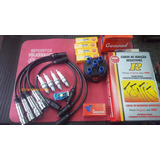 Juego Cables + Bujias Tapa + Rotor Ngk Vw Gol Saveiro Power