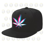 Gorras Planas Snapback Personalizadas Ref: Weed 3d Weed