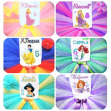 Tutus Personalizados  Princesas, Bella, Rapunzel, Cenicienta