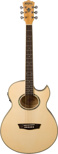 Guitarra Electroacústica Mini Jumbo Cutaway, Washburn Ea20