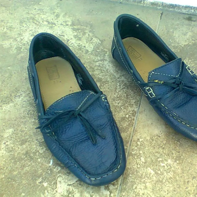 Zara Niña Zapatos # 33 O 21 Cm Mo-01 Stilo Retro,escolar Azul 21