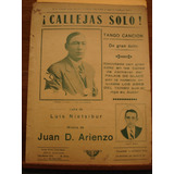 Partitura Callejas Solo Tango Nietsibur Arienzo Los Ases Del