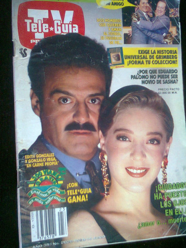 Tele Guia Tv Edith Gonzalez Y Antigua Revista