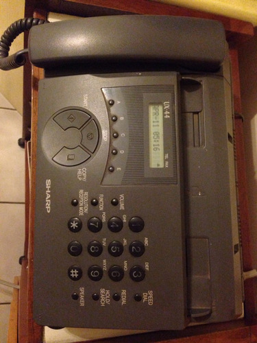 Fax Telefone Telefax Sharp Ux 44 Funcionando Perfeito Manual