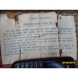 Antiguo Folleto Indicativo Reloj Alcancia Bagley & Cia S. A.