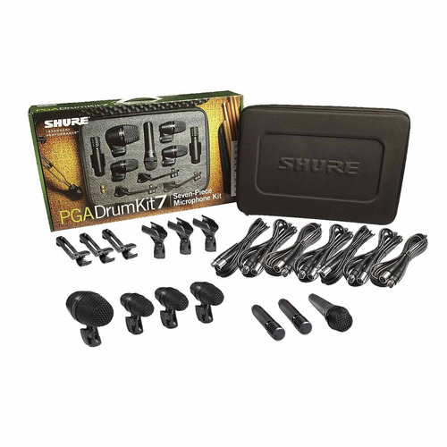 Microfono Shure Kit Pgadrumkit 7 Para Set De Bateria