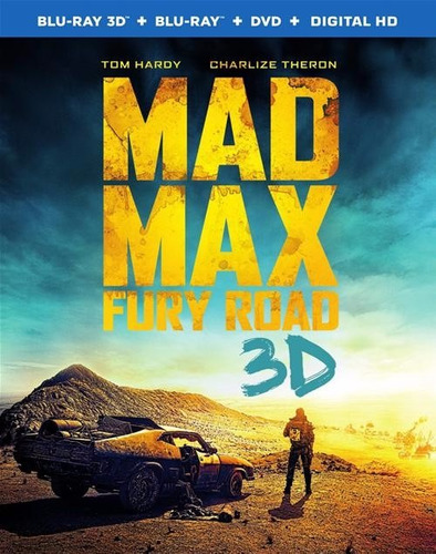 Blu-ray Mad Max Fury Road / Furia En El Camino 3d + 2d + Dvd