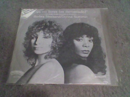 Disco 45rpm Donna Summer Y Barbara Streisand