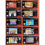 11 Labels - Etiquetas Para Cartuchos Super Nintendo - S-nes