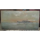 Oleo Naval Fragata Guerra 1932 Erwin John Rosario 