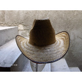 25 Sombrero Palma Tipo Rodeo Vaquero Para Fiestas