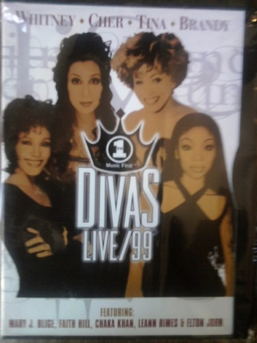 Divas Live. 99 -. Whitney. Cher. Tina. Brandy ( Dvd Importad