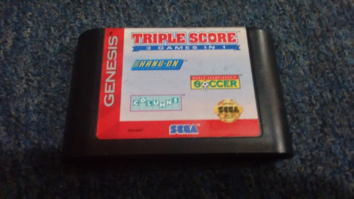 Triple Score,hang On,columns,world Champio Para Sega Genesis