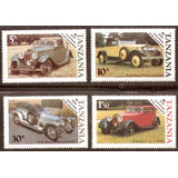 Tanzania Autos Antiguos Serie Compl 4 Estamp Mint Año 1984