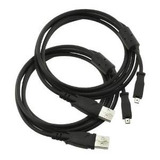 2 Pc Playstation 4 Ps4 Usb De Carga Del Cargador 5 'cables P