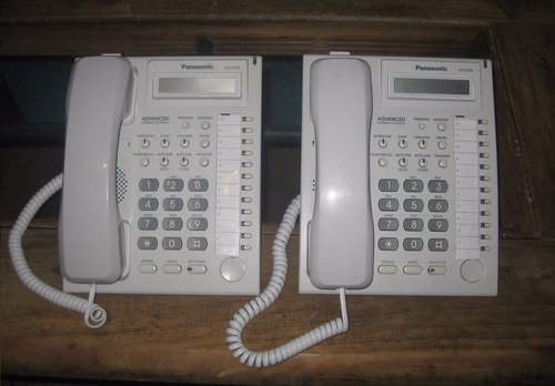 2 Telefonos Multilinea Panasonic Kx-t7730 Sin Base Trasera 