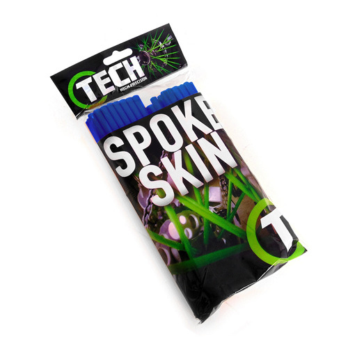 Pack Cubre Rayos Moto Tech Spoke Skins Azul  - Um