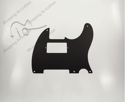 Escudo Telecaster 52 Humbucker Preto (1 Camada)