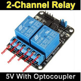 Arduino: Modulo De Dos Canales Relevador/relay 5v Pic Avr