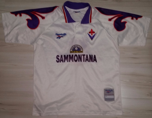 Rara Camisa Da Fiorentina 1996 Reebok #6 Borges Tamanho G