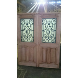 Puerta Antigua De Cedro Extra Porch 180x200 Con Treja