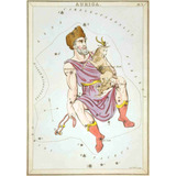 Lienzo Canvas Arte Constelación Auriga 1825 50x72 Astronomía