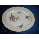 Fuente Oval Porcelana Limoges Akc. 