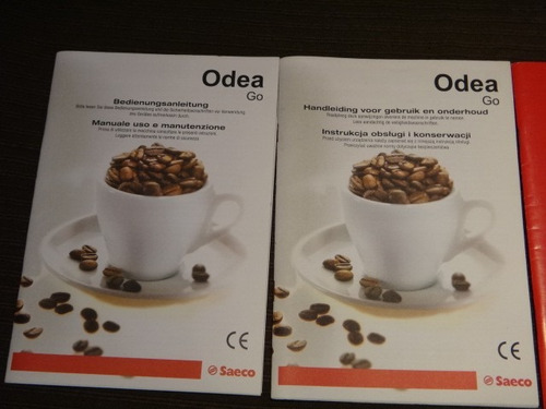 Manuales Cafetera Espresso Saeco Odea Go (quilmes)