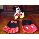 Traje Disney, Minnie, Mickey, Para Perros Todos Los Tamaños