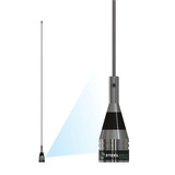 Antena Movel 1\4 Onda -vhf Mais Suporte Magnético Ap0186