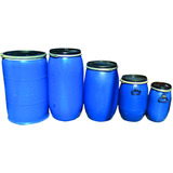 Caneca Plastica De 55 Gls Con Tapa