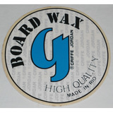 Board Wax Griffe Jordan Adesivo Anos 80 13cm Surf Wear