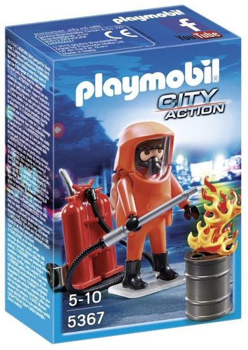 Playmobil 5367 Especialista Extintor De Fuego Metepec Toluca