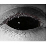 Lentes De Contacto Black Sclera Negros 22mm (el Par)