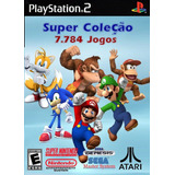 Super Coleção 7800 Jogos Snes Mario Collection Ps2 Promoção