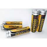 Kit 10 Baterias 18650 3.7v Para Lanterna Tática Led