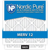 Nórdico Puro 12x12x1m12-6 Merv 12 Plisado Aire Acondicionado