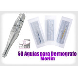 50 Agujas Para Delineado Permanente, Dermografo Merlin