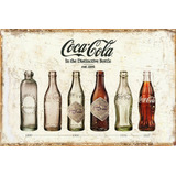 Carteles Antiguos En Chapa Gruesa 20x30cm Coca Cola Dr-017