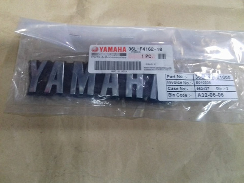 Emblema De Yamaha Rx100 Y Rx125 Orig Aca Stinger Motos