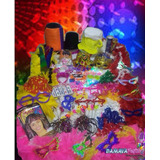 Kit Festa Balada 161 Itens-piscas,neon,marabus,tiaras,plumas