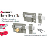 Cerradura Barra Libre Y Fija Hermex Chapa 43500