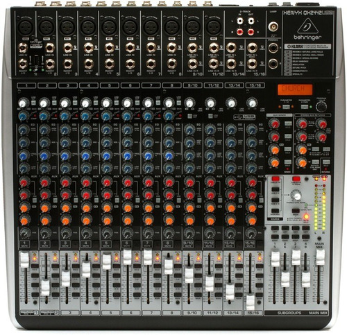 Consola Behringer Xenyx Qx2442usb Mixer Fx Compresor 10 Xlr