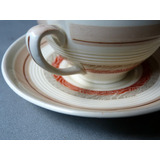 Duo Taza Y Plato Para Te Woods Ivory Ware Loza Inglesa